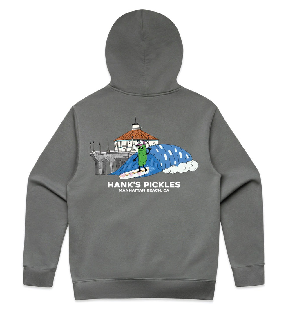 Hank's Surfin' Hoodie- Grey